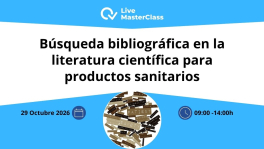 Curso de  B&uacute;squeda bibliogr&aacute;fica para productos sanitarios