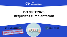Curs de  ISO 9001:2026 - Requisitos e implantaci&oacute;n