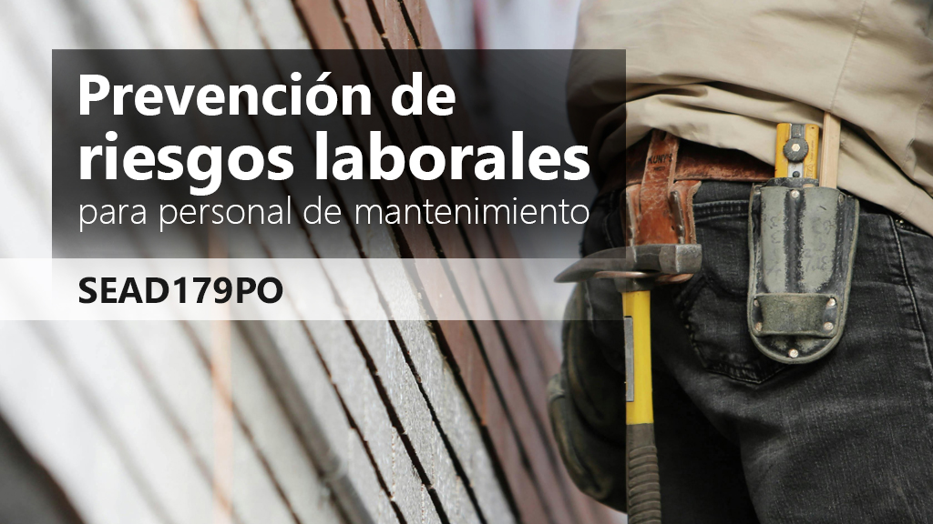 Curso de  PRL para personal de mantenimiento (SEAD179PO)